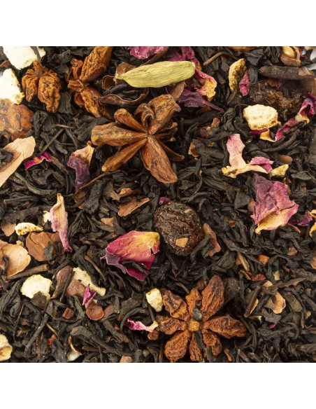 Thé noir parfumé - Friandises des Reines