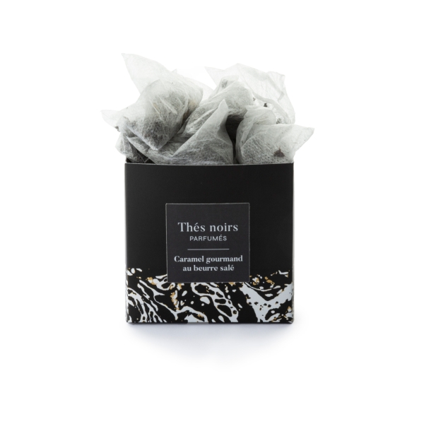 Thé noir parfumé - Caramel gourmand au beurre salé