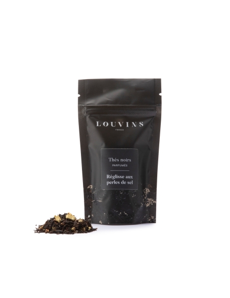 Licorice with Salt Beads flavored black tea