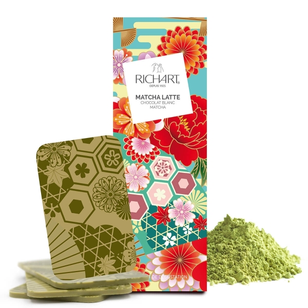 Matcha Latte, gourmet chocolate
