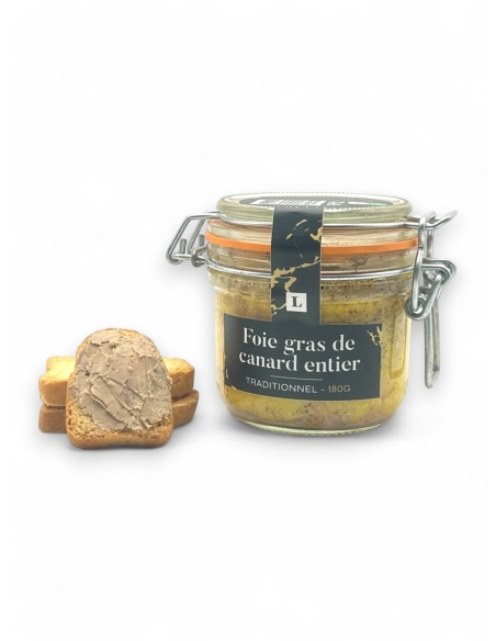 Traditional Whole Duck Foie Gras from Southwest France