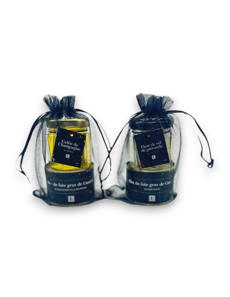 Duo of Whole Duck Foie Gras with Truffle and Saffron Jelly | Louvins