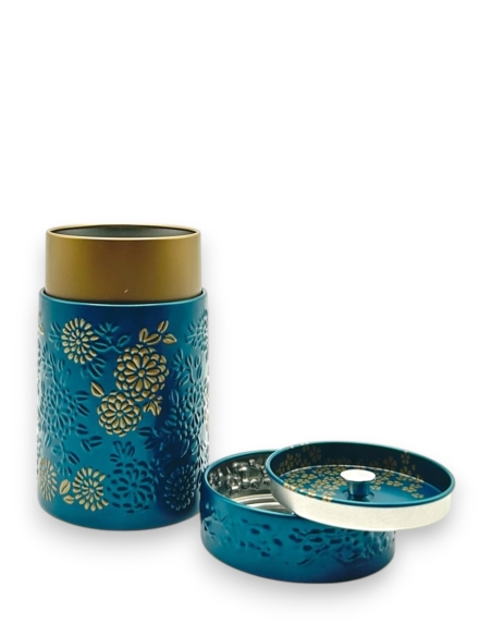 Yumiko Tea Tin (Green and Gold) 150g, Louvins