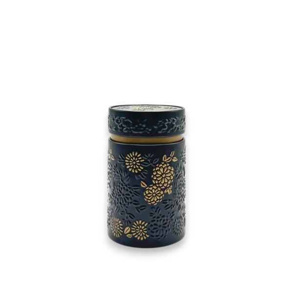 Yumiko Tea Tin (Black and Gold) 150g, Louvins