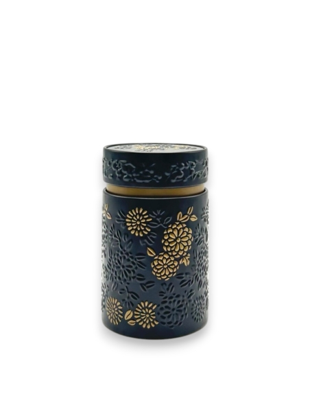 Yumiko Tea Tin (Black and Gold) 150g, Louvins