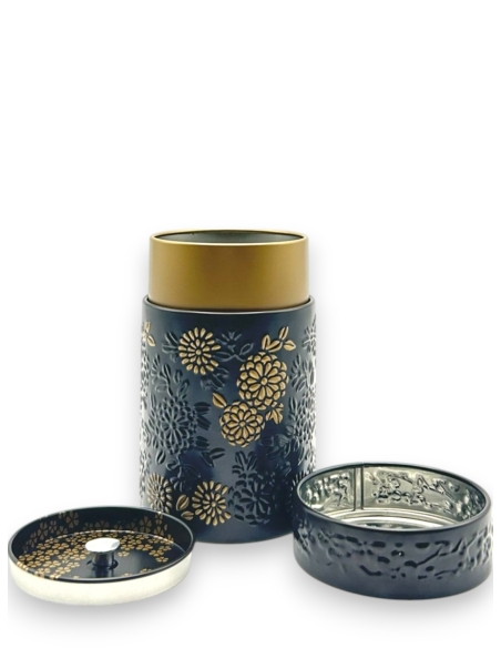 Yumiko Tea Tin (Black and Gold) 150g, Louvins
