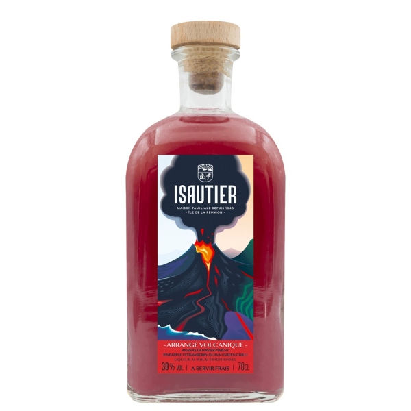 Isautier Volcanique Goyavier Ananas Piment, Rum 40%