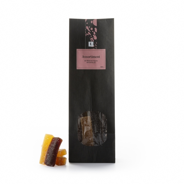 Assortiment de pâtes de fruits artisanales