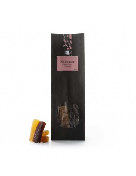 Assortiment de pâtes de fruits artisanales