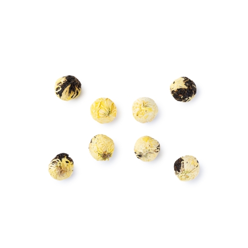 Fleur de thé noir au Chrysanthème jaune - 5Gr
