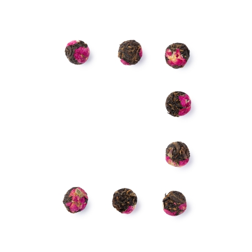 Fleur de thé noir aux pétales de Rose - 5Gr