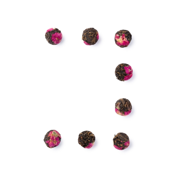 Fleur de thé noir aux pétales de Rose - 5Gr