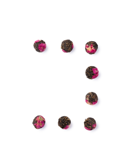 Fleur de thé noir aux pétales de Rose - 5Gr