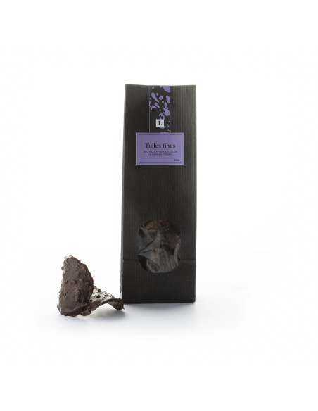 Fine Dark Chocolate Tiles with Isigny Caramel Bits