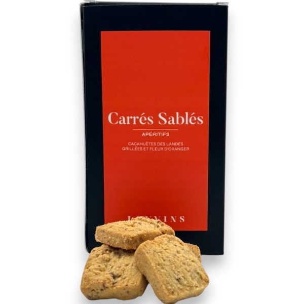 Shortbread Squares - Roasted Landes Peanuts and Orange Blossom