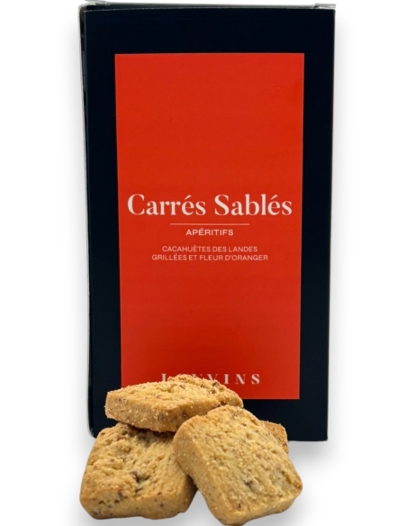 Shortbread Squares - Roasted Landes Peanuts and Orange Blossom