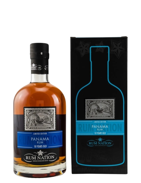Rum Nation 10 Years, Panama, Rum, 40%