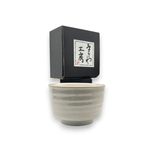 Matcha Bowl "Yoru & Hiru", White
