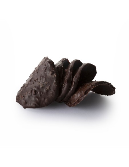 Fine Dark Chocolate Tiles with Isigny Caramel Bits