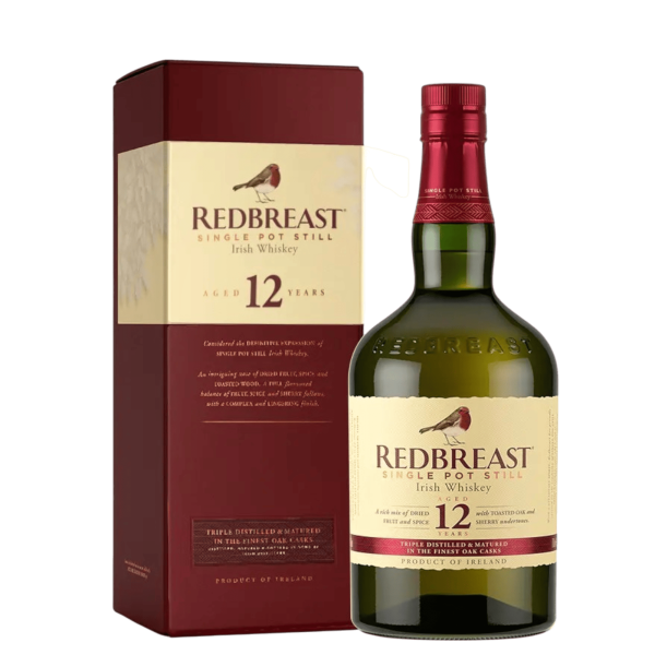 Redbreast 12 ans Single Pot Still 40 % | Whisky Irlandais Haut de Gamme | Louvins