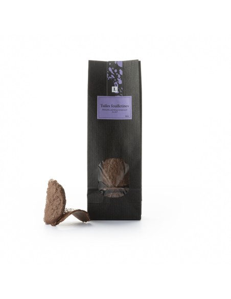 Crispy feuilletine tiles with Milk chocolate
