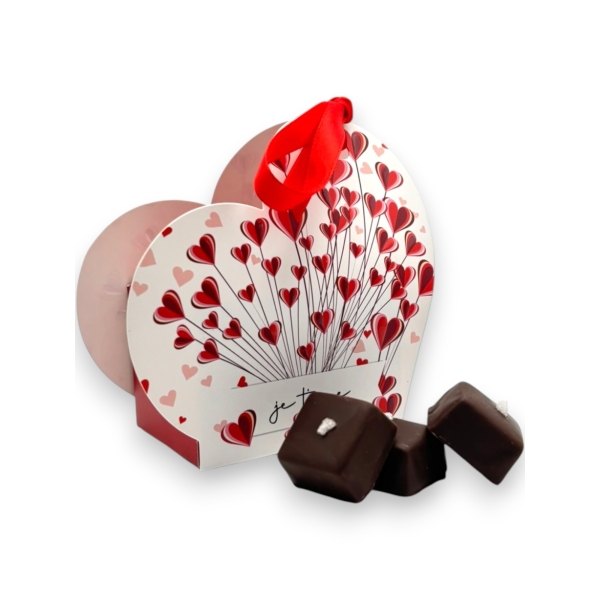 Salted Caramel Ganache Gift Box, Dark Chocolate