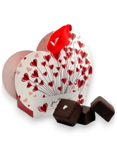 Salted Caramel Ganache Gift Box, Dark Chocolate