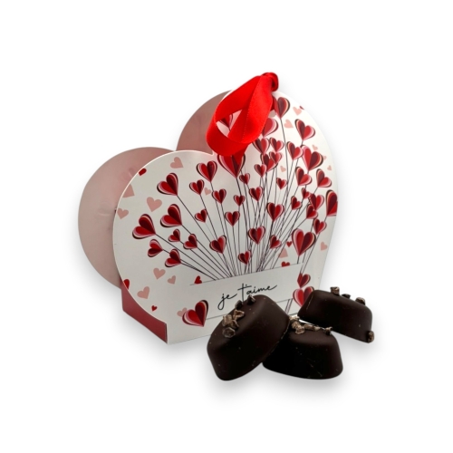 Coffret de Ganaches gourmandes de Tanzanie au grué de chocolat noir
