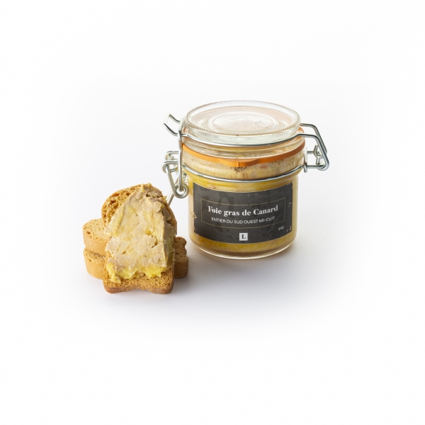 Foie gras de Canard entier du Sud-Ouest Mi-Cuit