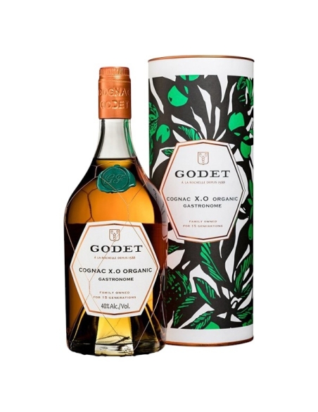 Cognac Godet XO Organic Gastronome, Cognac AOC, 40%