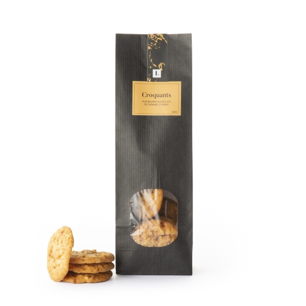 Croquants pur beurre aux éclats de caramel d'Isigny