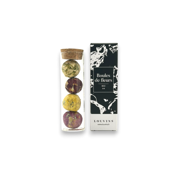 Tube Boules de Fleurs BIO 9 g N°7 – Thé Fleuri | Louvins