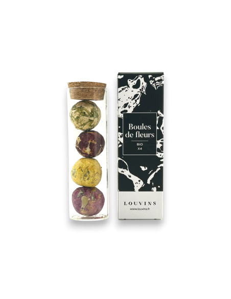 Tube Boules de Fleurs BIO 9 g N°7 – Thé Fleuri | Louvins