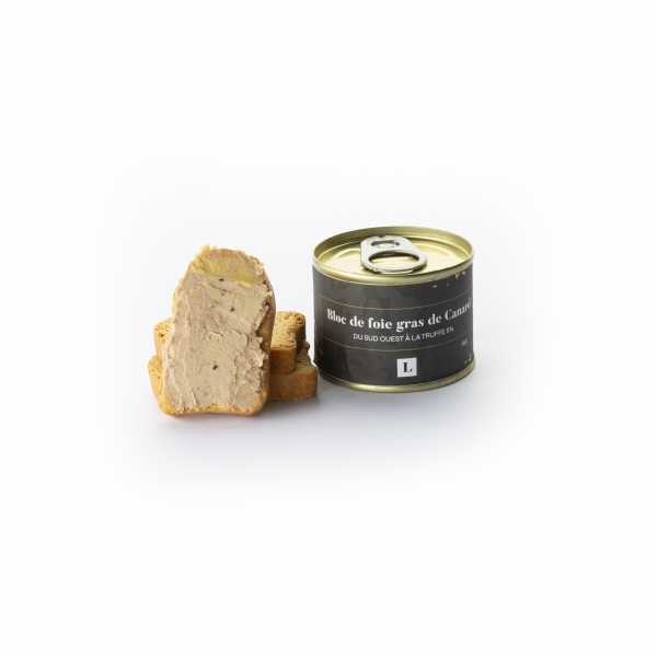 Bloc de foie gras de Canard du Sud-Ouest à la truffe 5%