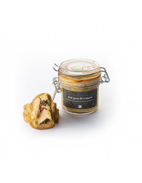 Foie gras de Canard entier du Sud-Ouest mi-cuit à la truffe 5%