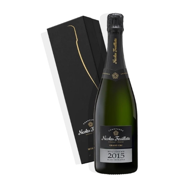 Nicolas Feuillatte - Grand Cru Millésime 2015 Blanc de Blancs - Etui - Champagne AOC