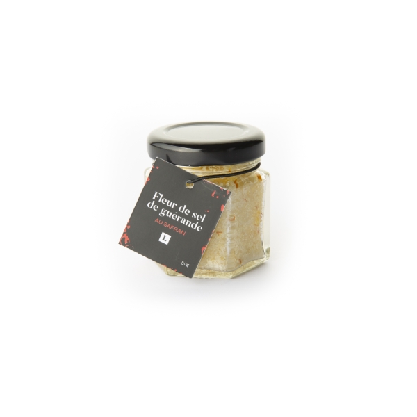 Fleur de sel de guérande au Safran
