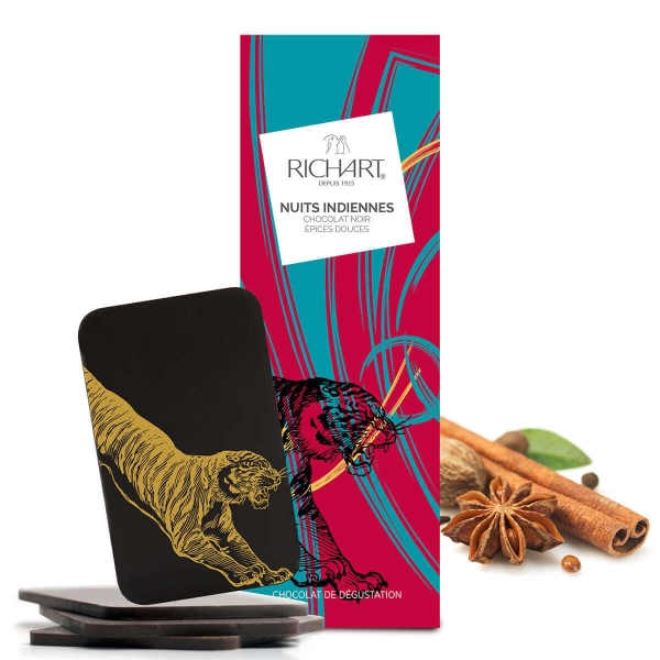 Nuits indiennes, chocolat de dégustation