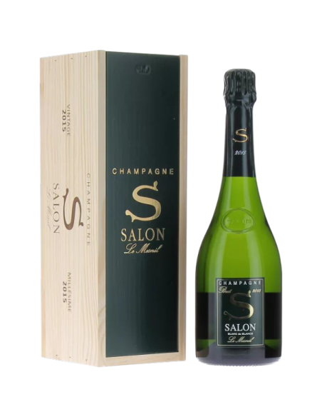 Champagne Salon 2015 - Blanc de Blancs - Wooden crate - Champagne AOC