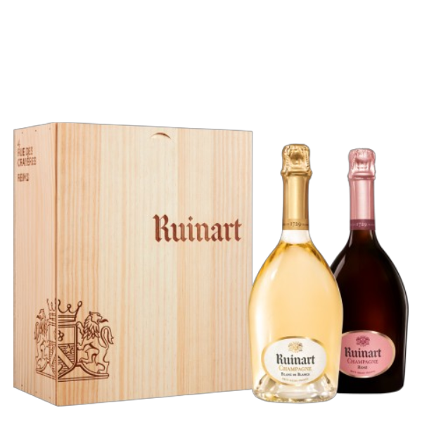 Ruinart - Coffret Duo - Blanc de Blancs & Rosé - Champagne AOC
