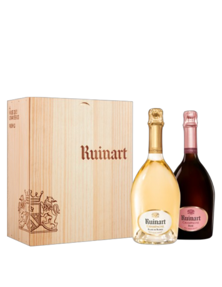 Ruinart - Coffret Duo - Blanc de Blancs & Rosé - Champagne AOC