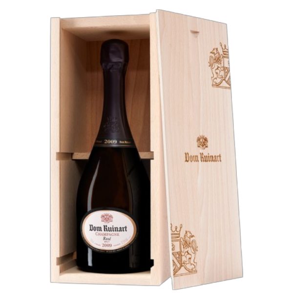 Dom Ruinart - Rosé - Millésime 2009 - Caisse bois - Champagne AOC