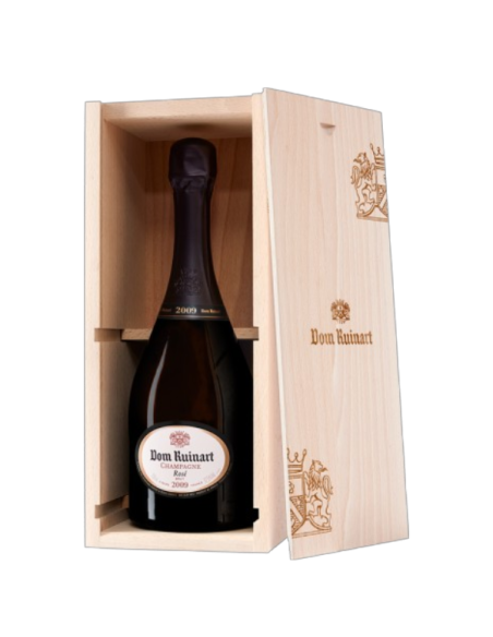 Dom Ruinart - Rosé - Millésime 2009 - Wooden crate - Champagne AOC