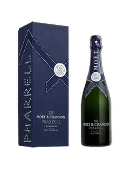 Moët & Chandon - Pharell Williams - Edition Bleu nuit - Etui - Champagne AOC