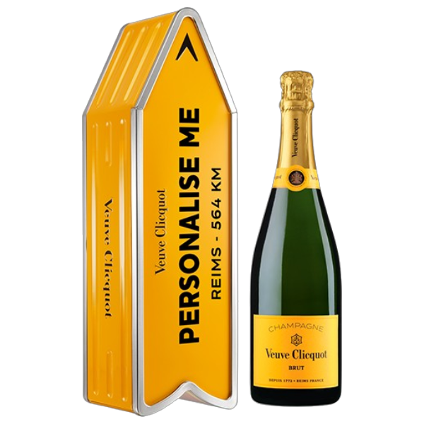 Veuve Clicquot - Brut Carte Jaune - Etui Arrow Personnalisable - Champagne AOP