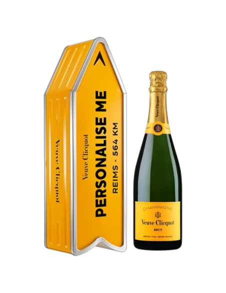Veuve Clicquot - Yellow Label Brut - Customizable Arrow Case - AOP Champagne