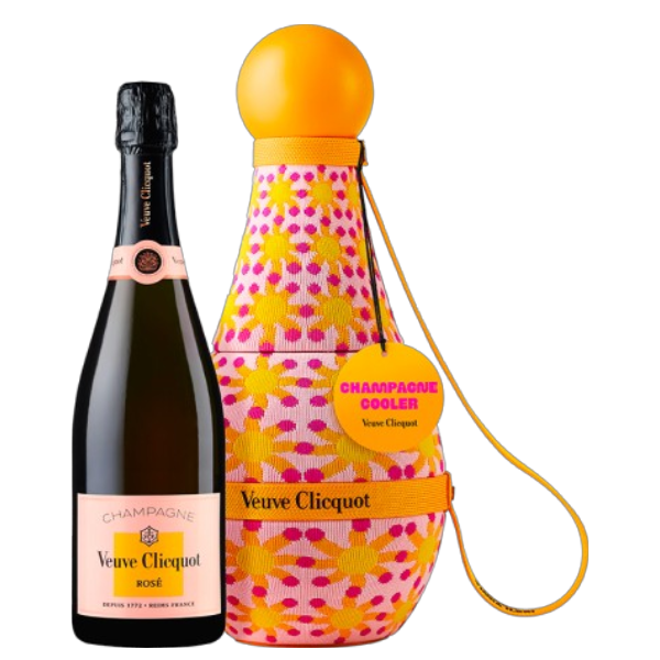 Veuve Clicquot - Cooler Brut Rosé Carte Jaune - Édition Limitée Yinka Ilori - Champagne AOP