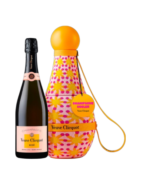 Veuve Clicquot - Cooler Brut Rosé Carte Jaune - Édition Limitée Yinka Ilori - Champagne AOP