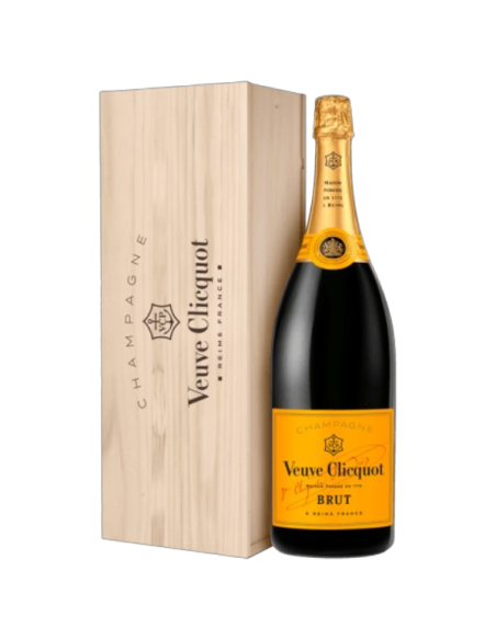 Veuve Clicquot - Salmanazar - Brut Carte Jaune - Wooden crate - Champagne AOP