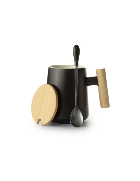 Coffret tasse 450 ml noir